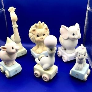 1985 Precious Moments Collection Birthday Train Collection Numbers 1-6.